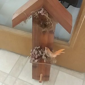 Homemade real wood key holdee